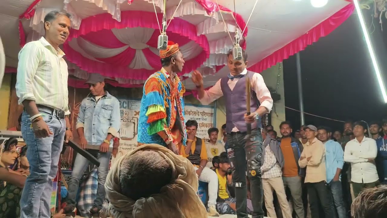 गणेश काल्या न्यू कॉमेडी धमाका 🤣 अन्सिल मामा सोगाड्या पार्टी केवडीपाडा 💥 भाग-5