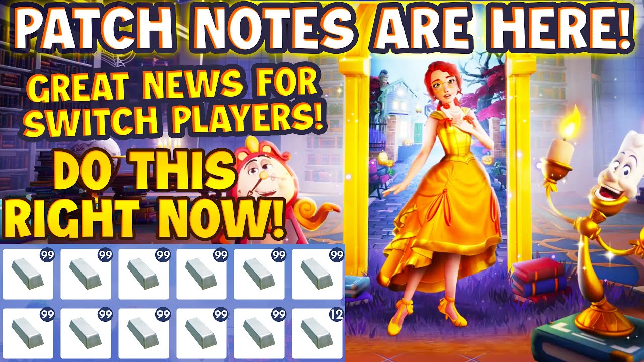 UPDATE Patch Notes Review! Do This RIGHT NOW Before It's Patched | Disney Dreamlight Valley.