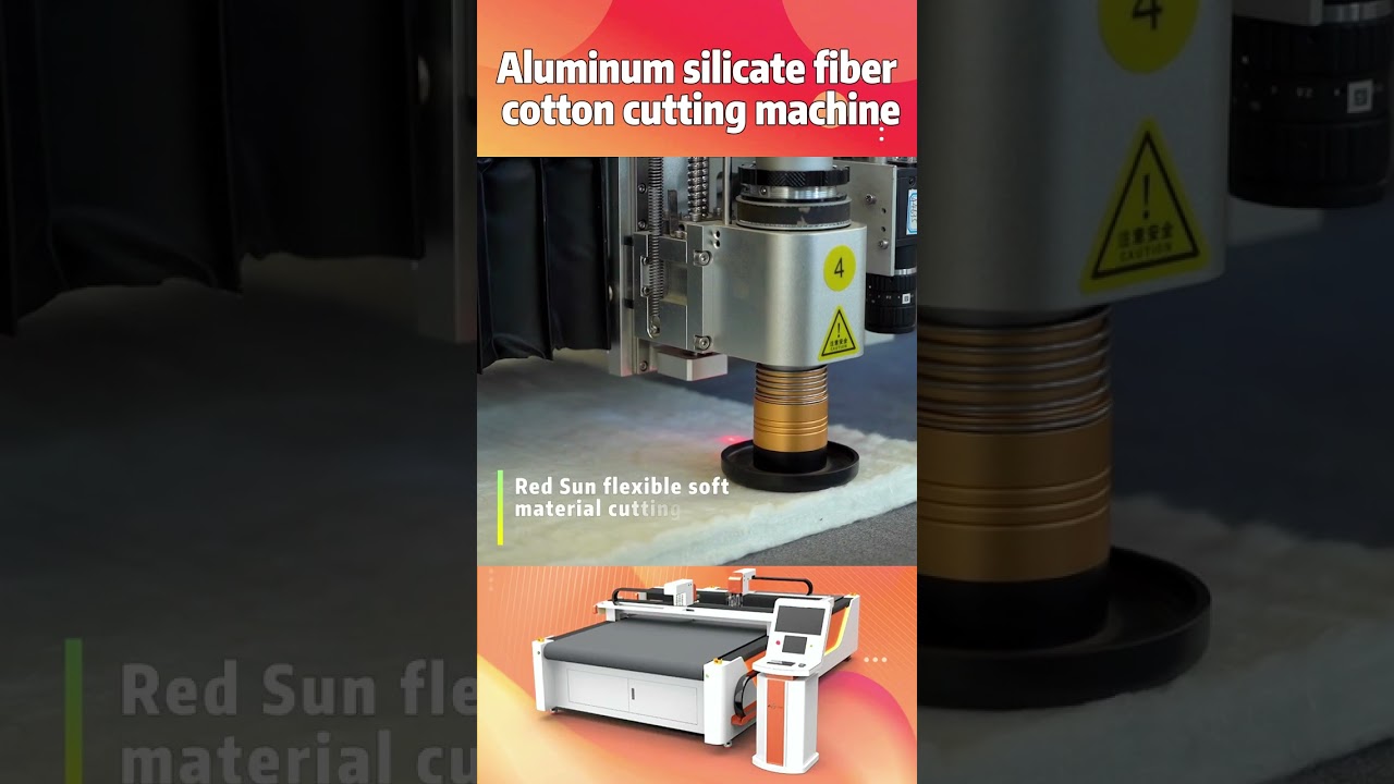 Aluminum Silicate Fiber Cotton---Composite Material Digital Cutting Machine