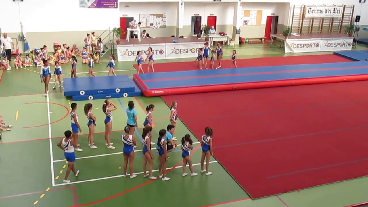 Participação da Classe de Trampolins e Tumbling do Ginásio Clube Montijo na XXXI GIMNOSAR 2018