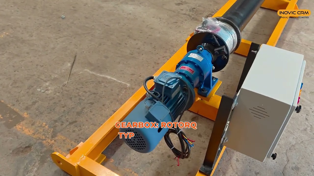 1 Ton Electric Winch Machine | 20 Meter Lifting Height | Heavy Duty Rotorq Gearbox & Intorq Brake