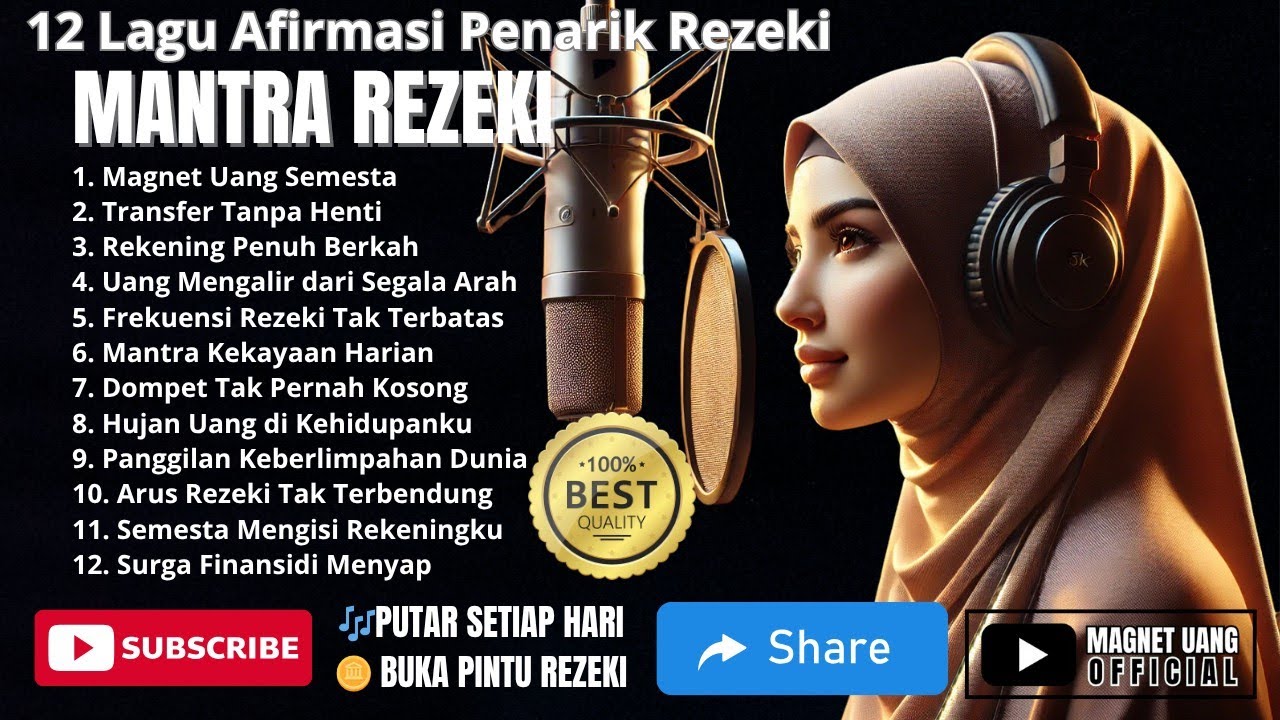 🔴 MANTRA REZEKI ⁉️ LAGU AFIRMASI PENARIK REZEKI DARI BERBAGAI ARAH | Buka Pintu Rezeki Sekarang!
