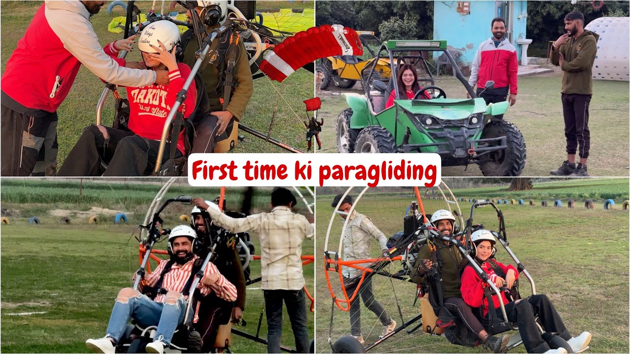 Flying To 15,000 Feet Paragliding Paramotor 🪂Life mai First Time | Shilpa Chaudhary