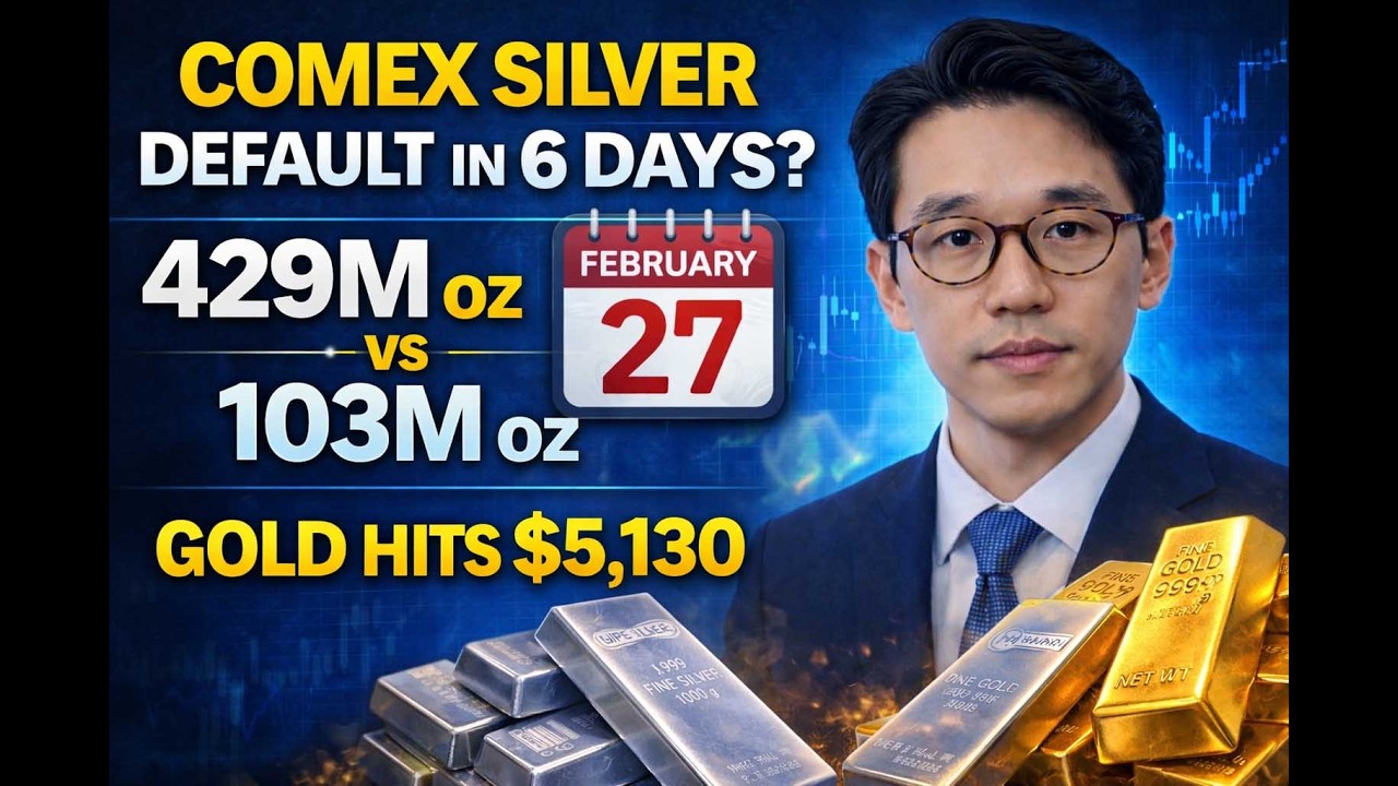 COMEX Silver Default in 6 Days? 429M oz vs 103M Available | Gold Above $5,130