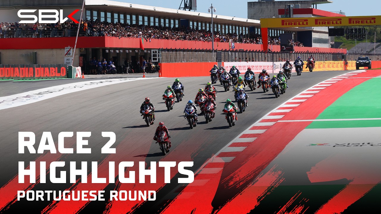 ОСНОВНЫЕ МОМЕНТЫ исторической второй гонки ✨ | 2026 #PortugueseWorldSBK 🇵🇹