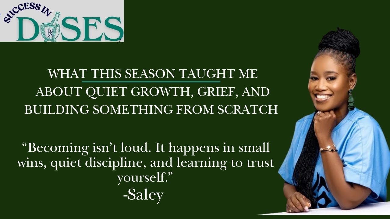What This Season Taught Me About Becoming | Success in Doses Season Finale