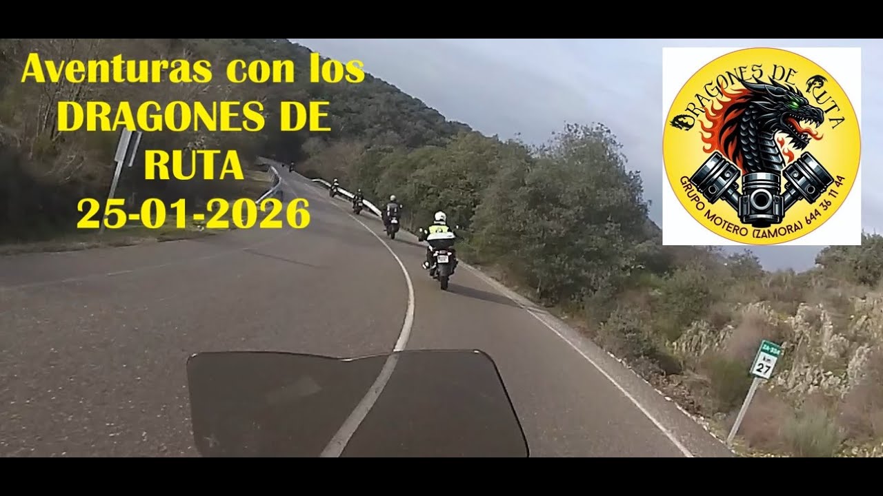 Aventuras con los DRAGONES DE RUTA. 25-01-2026.