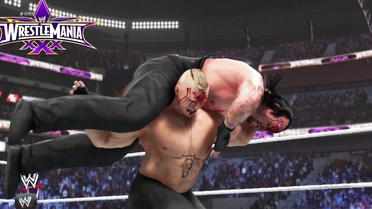 WWE-2K19-Brock Lesnar vs. The Undertaker-Wrestlemania 30-WWE-2K19