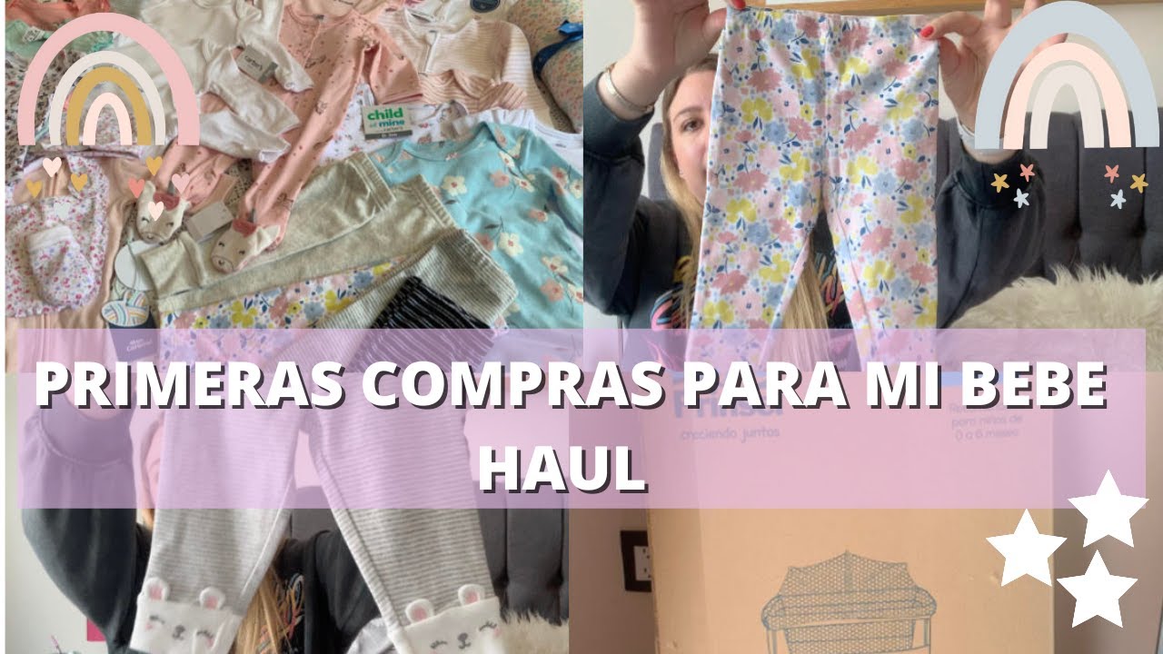 HAUL PRIMERAS COMPRAS PARA MI BEBE + ¿COMO SE VA A LLAMAR?