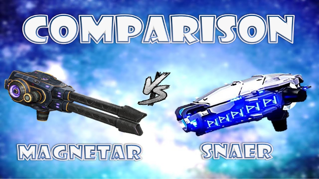 Magnetar vs Snaer light weapons comparison war robots