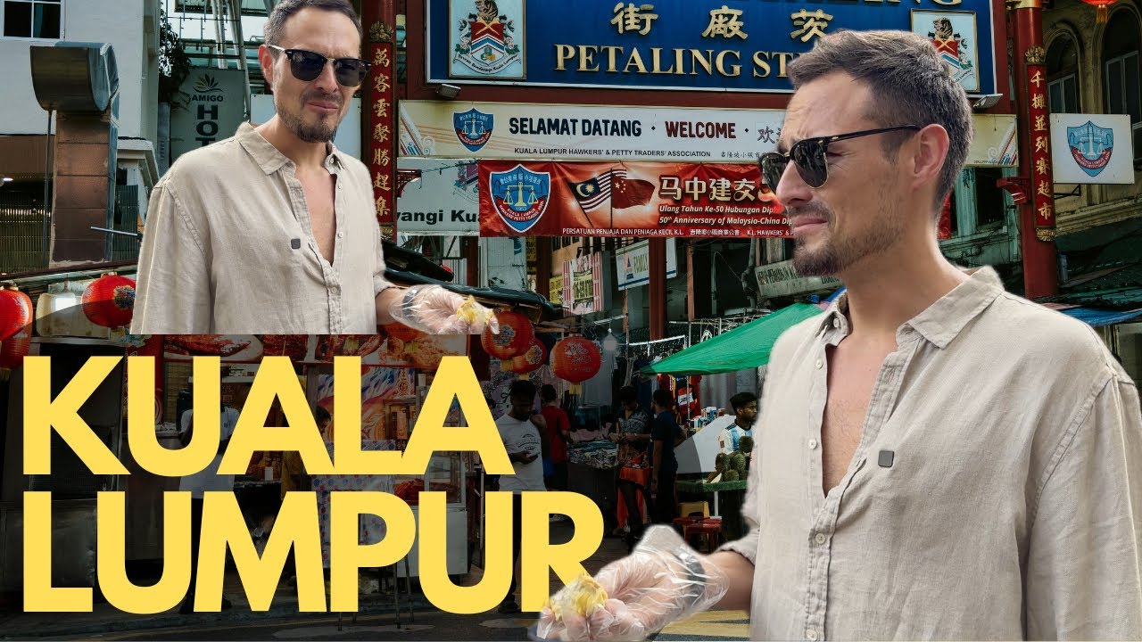 First Time Trying The Famous DURIAN Fruit! Best Things To Do in Kuala Lumpur, Malaysia