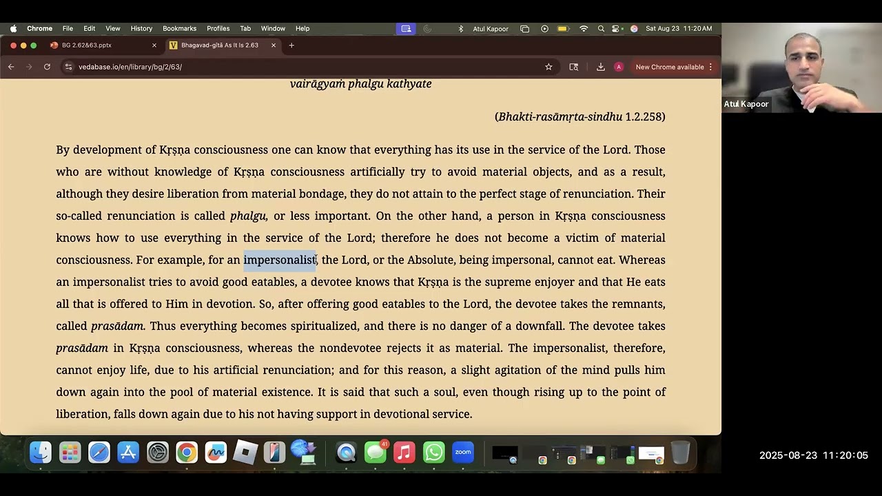 Bhagavad Gita Eng Chapter 2 Text 63 & 64