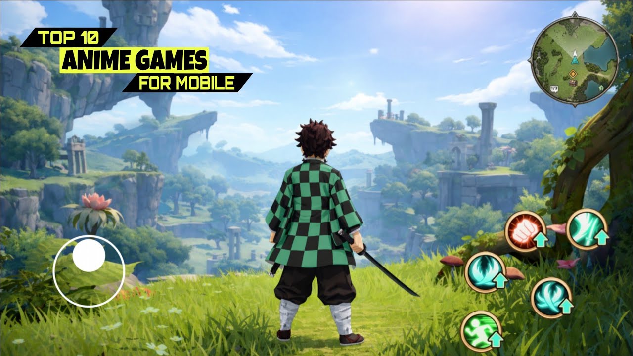 Top 10 anime games for mobile|malayalam(android & ios)