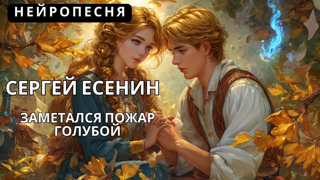 НЕЙРОПЕСНЯ  🎵 Сергей Есенин — Заметался пожар голубой | AI Music Studio