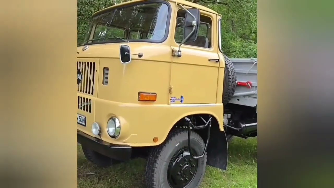 Oldtimer LKW IFA W50 Kipper - Allrad, Offroad, 4x4 - Umbau auf Straßenbereifung und Mitfahrt
