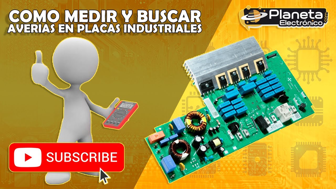 C&oacute;mo medir y buscar aver&iacute;a en placa industrial de secadora