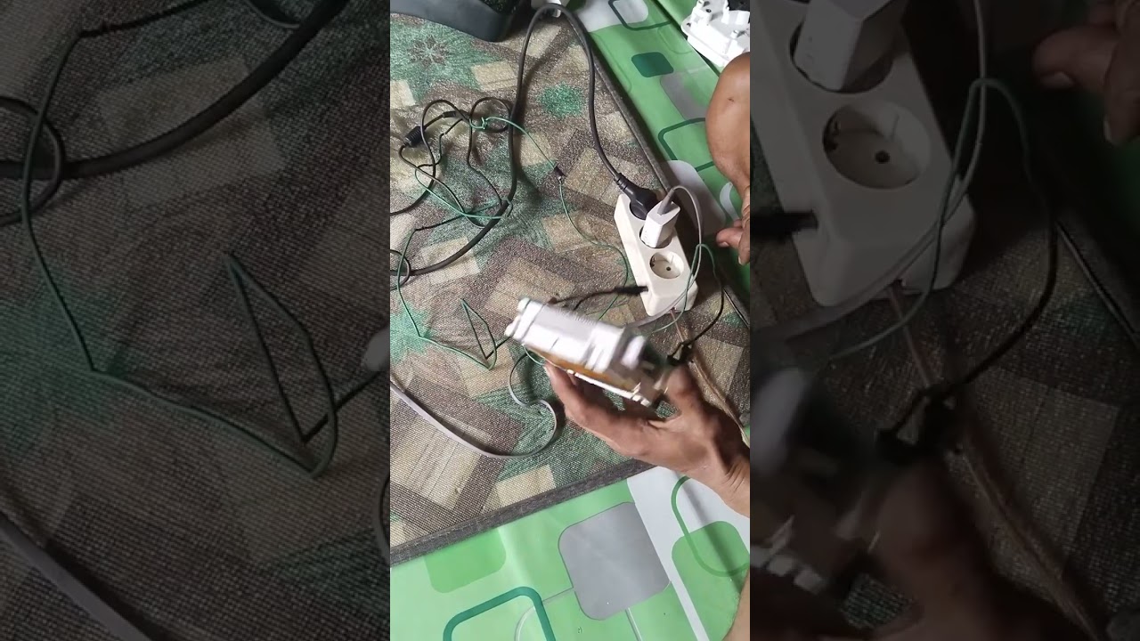 memperbaiki monitor kobelco yang blank(tidak nampil.   repair monitor kobelco  blank.