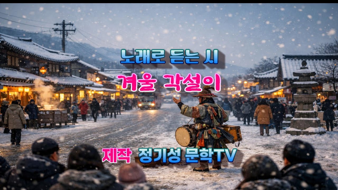[정기성 문학TV] 겨울 각설이  -솔빛 정기성