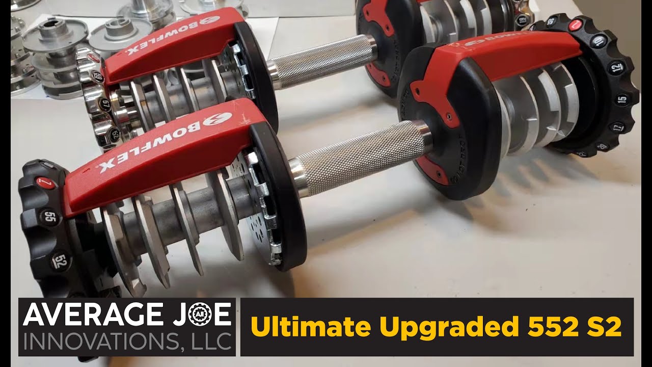 Check Out the Ultimate Average Joe Upgraded Versions of Bowflex® SelectTech® 552 Series 2 Dumbbells