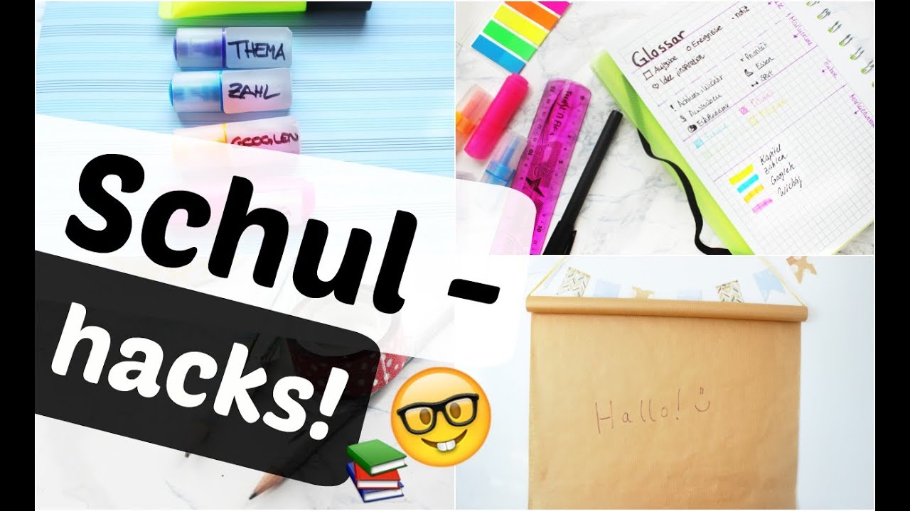 10 SCHOOL LIFE HACKS! Besser lernen für Schule und Uni I Ashley Forsson