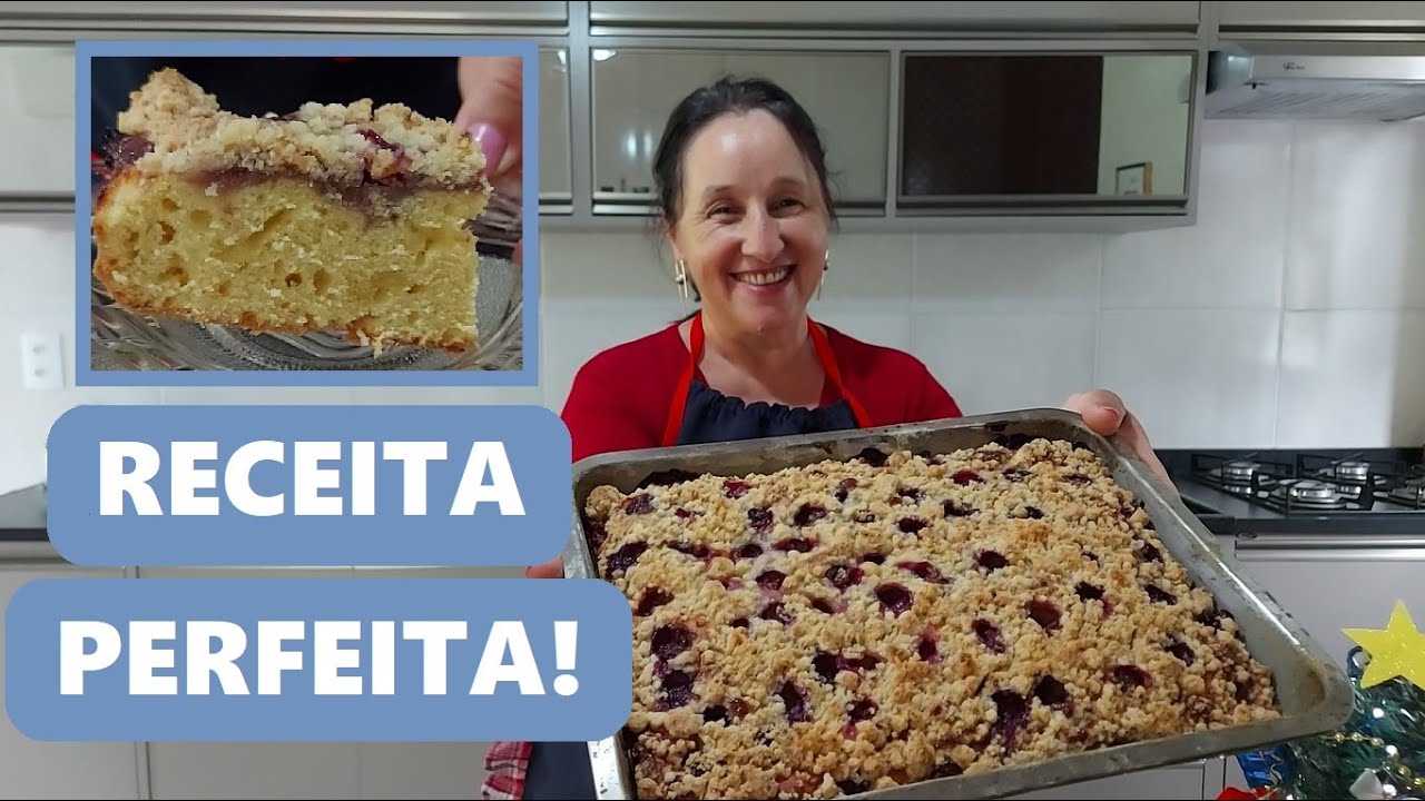 CUCA DE UVA DELICIOSA E MUITO FÁCIL