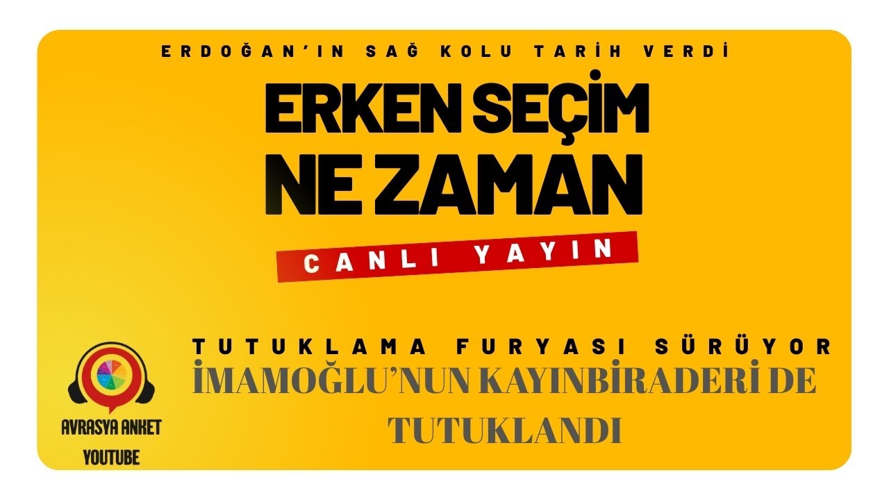 ERDOĞANIN SAĞ KOLU ERKEN SE&Ccedil;İM TARİHİNİ VERDİ
