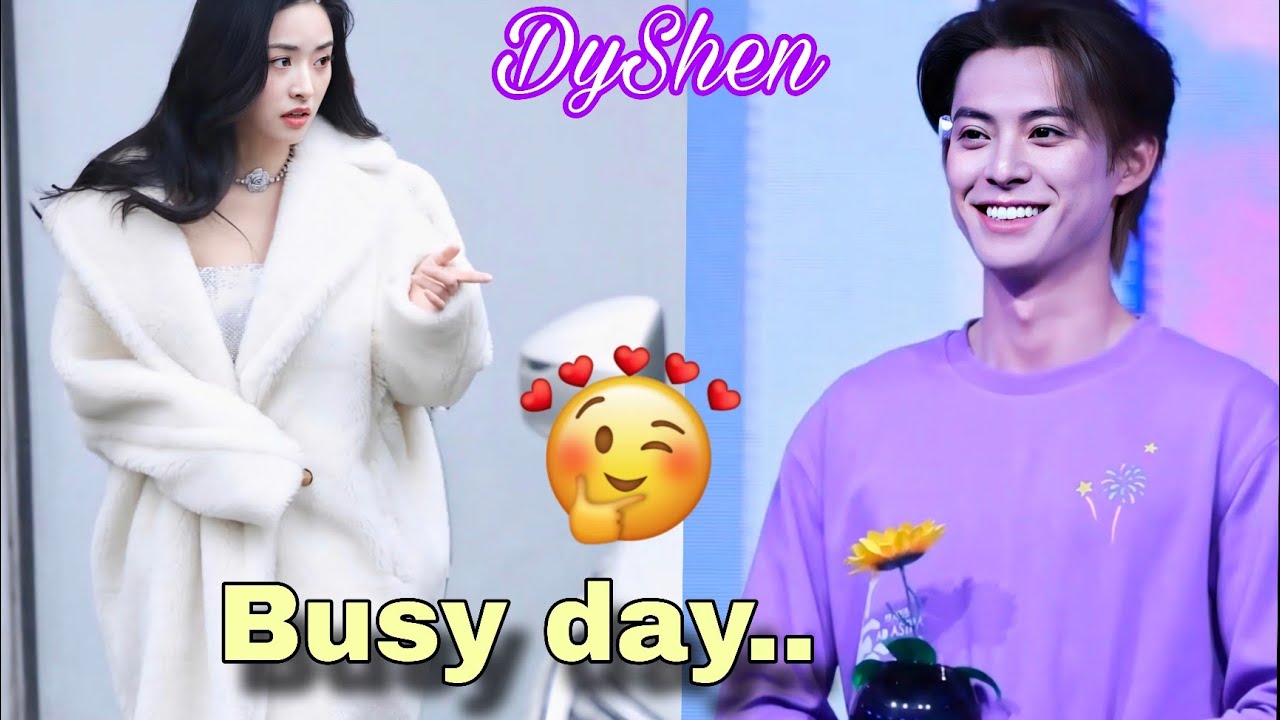 Shen Yue is so Gorgeous recording for H!6 / Dylan Wang started the promotion of his movie.