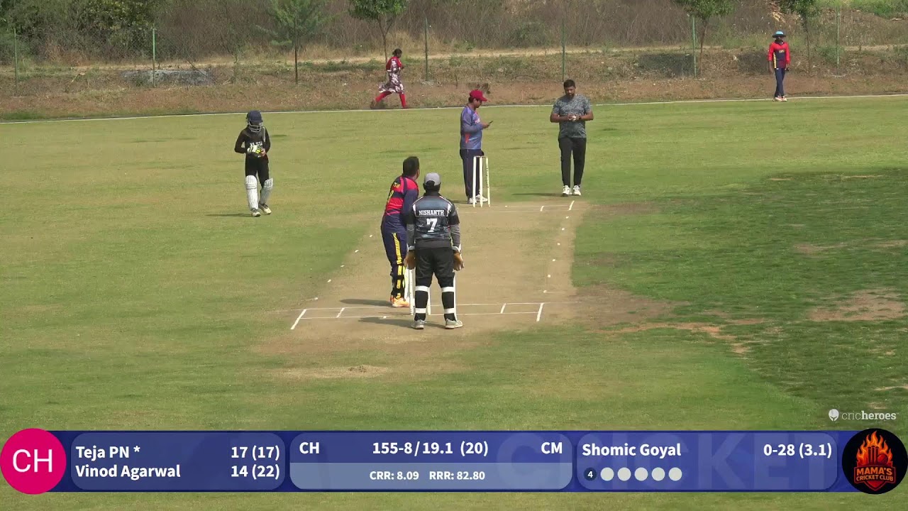INDIVIDUAL MATCH:-CRIC MAMAS VS CHALLENGERS XI