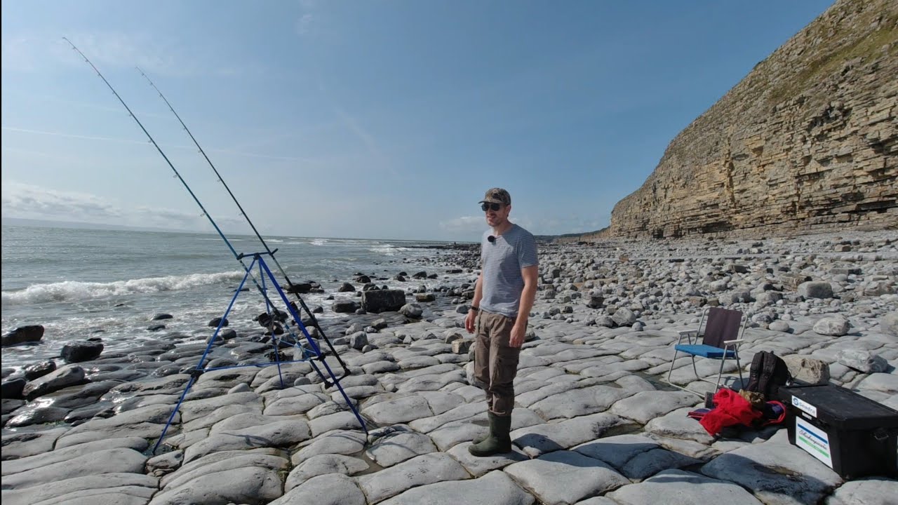 South Wales Shore Fishing - Llantwit Major Beach - Vale Of Glamorgan - Will Bailey Fishing