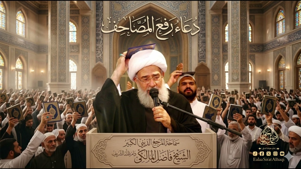 دعاء رفع المصاحف، يُقرأ في ليالي القدر - المرجع الديني الشيخ فاضل المالكي دام ظلّه 