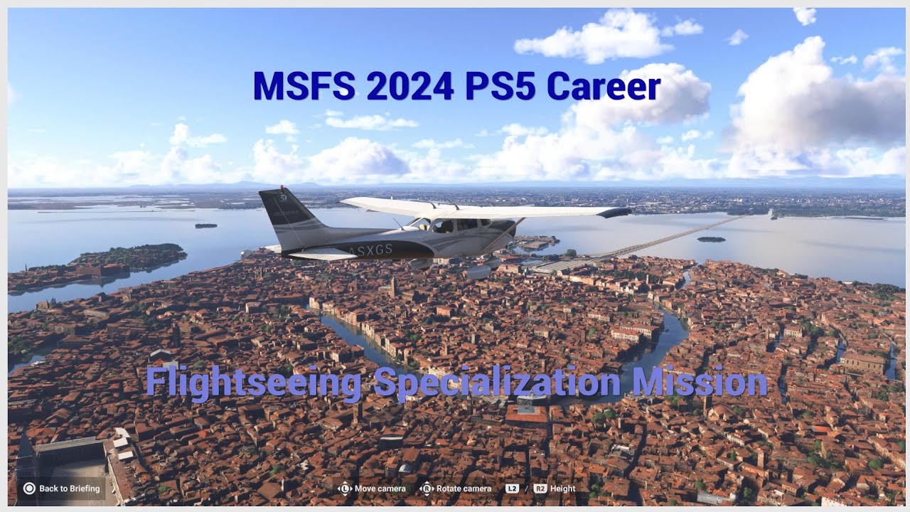 MSFS 2024 PS5 Career - Flightseeing Specialization Mission