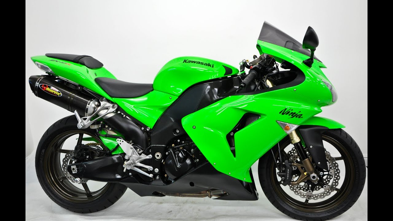 Kawasaki ZX10R D6F 2006 Green