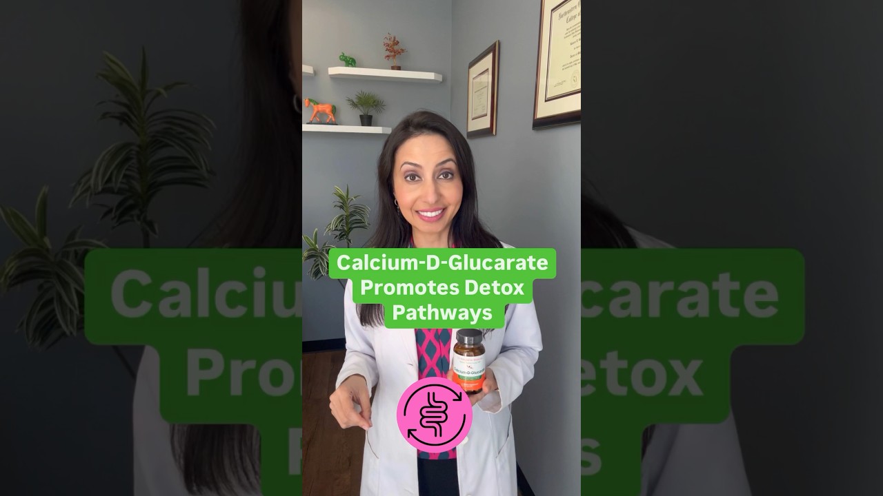 ♻️ Calcium-D-Glucarate Promotes Detox Pathways by Blocking Beta Glucuonidase #shorts #gutmicrobiome