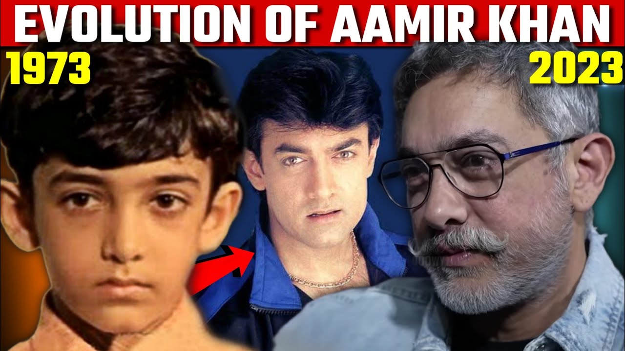 Evolution of Aamir Khan (1973-2023) • From 