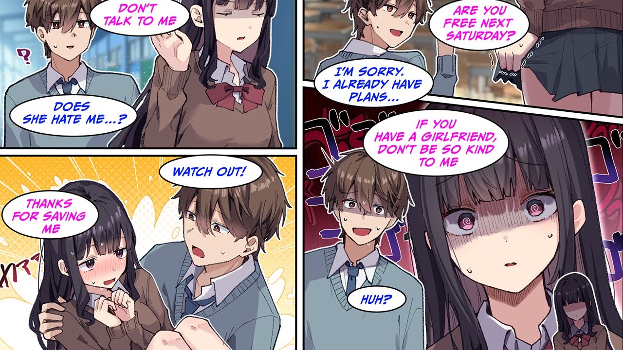 [Manga Dub] After catching the most beautiful girl at school when she fell down the stairs...