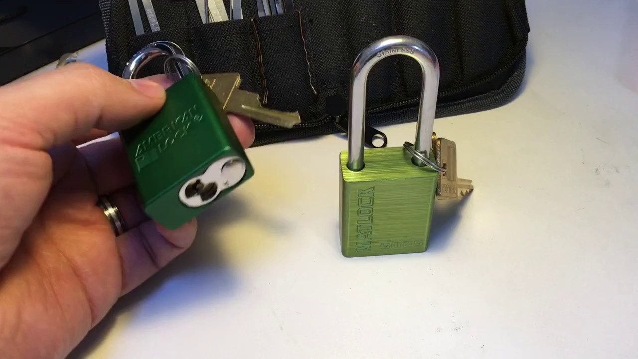 (085) American Lock 1100 Series Clones - Matlock 5025 Picked and Gutted