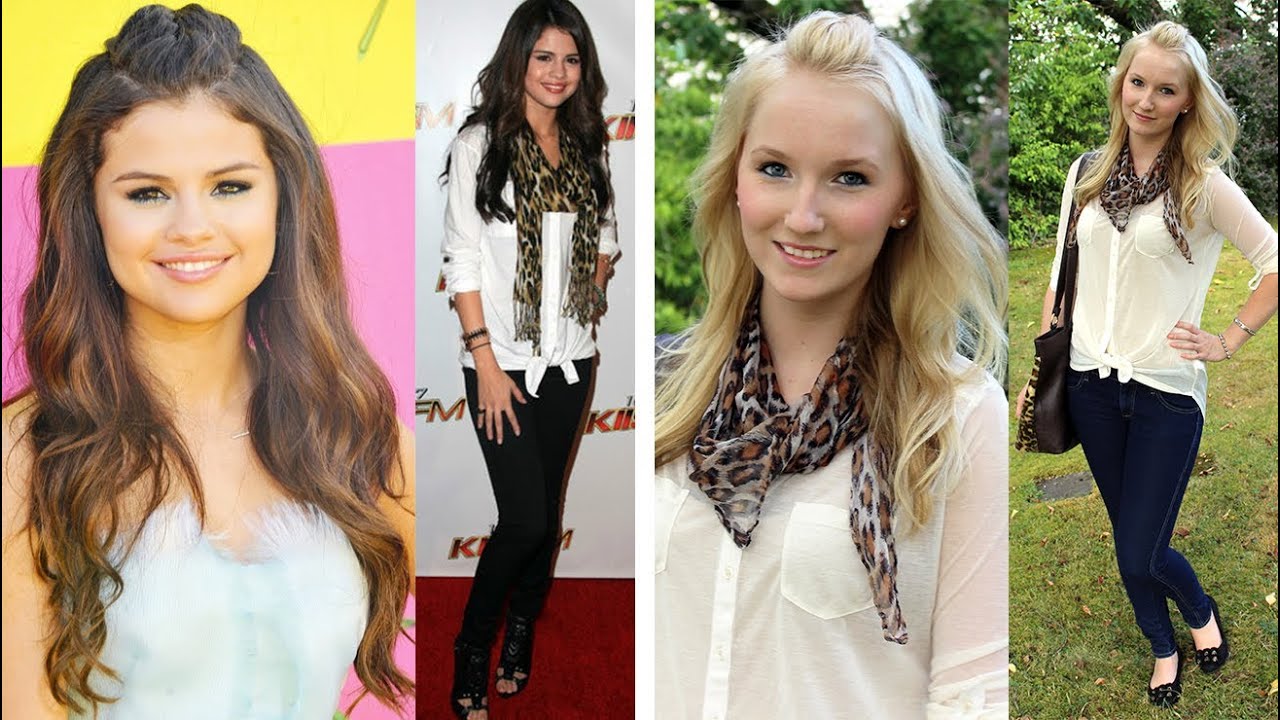 BACK TO SCHOOL: Selena Gomez Hair + Makeup + Outfit