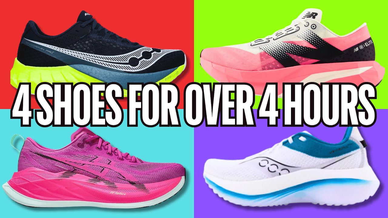+4 Hour Marathon CRUSHERS! TOP 4 Running Shoes to Dominate the Course