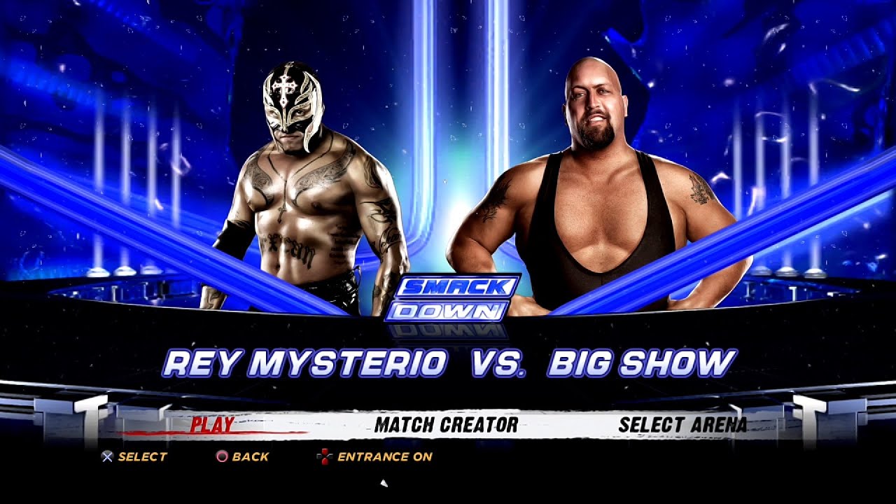WWE '12 PS3 - Rey Mysterio VS Big Show [2K][mClassic]