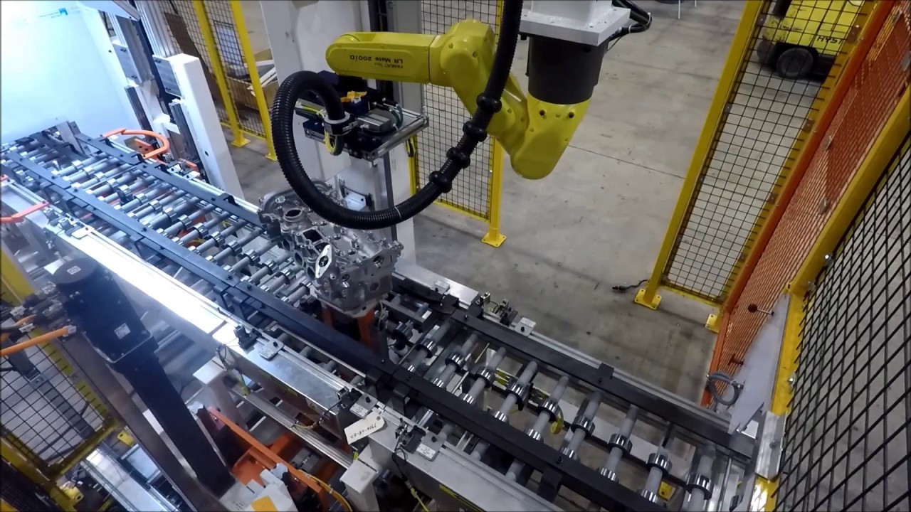Robot Vision System with Manual Inspection Station