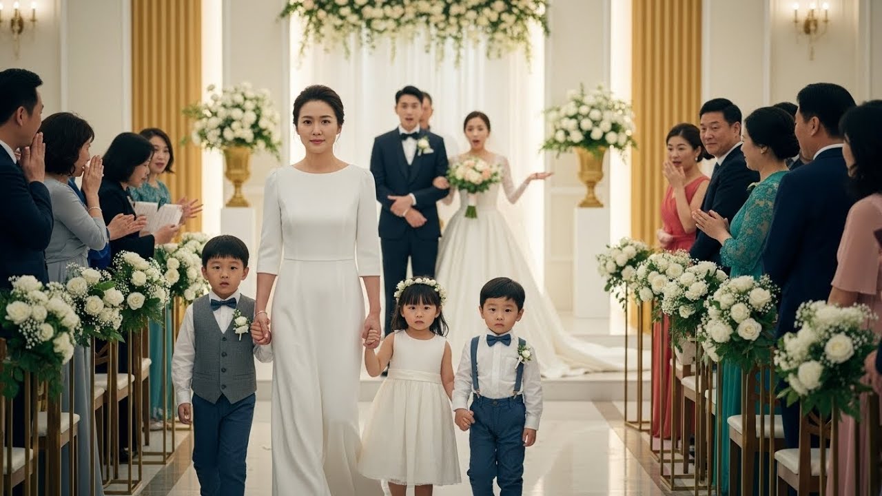 เชิญภรรยาเก่ามางานแต่งเพื่อดูถูก — แต่มหาเศรษฐีถึงกับร้องไห้เมื่อเธอมาพร้อมลูกสามคน!
