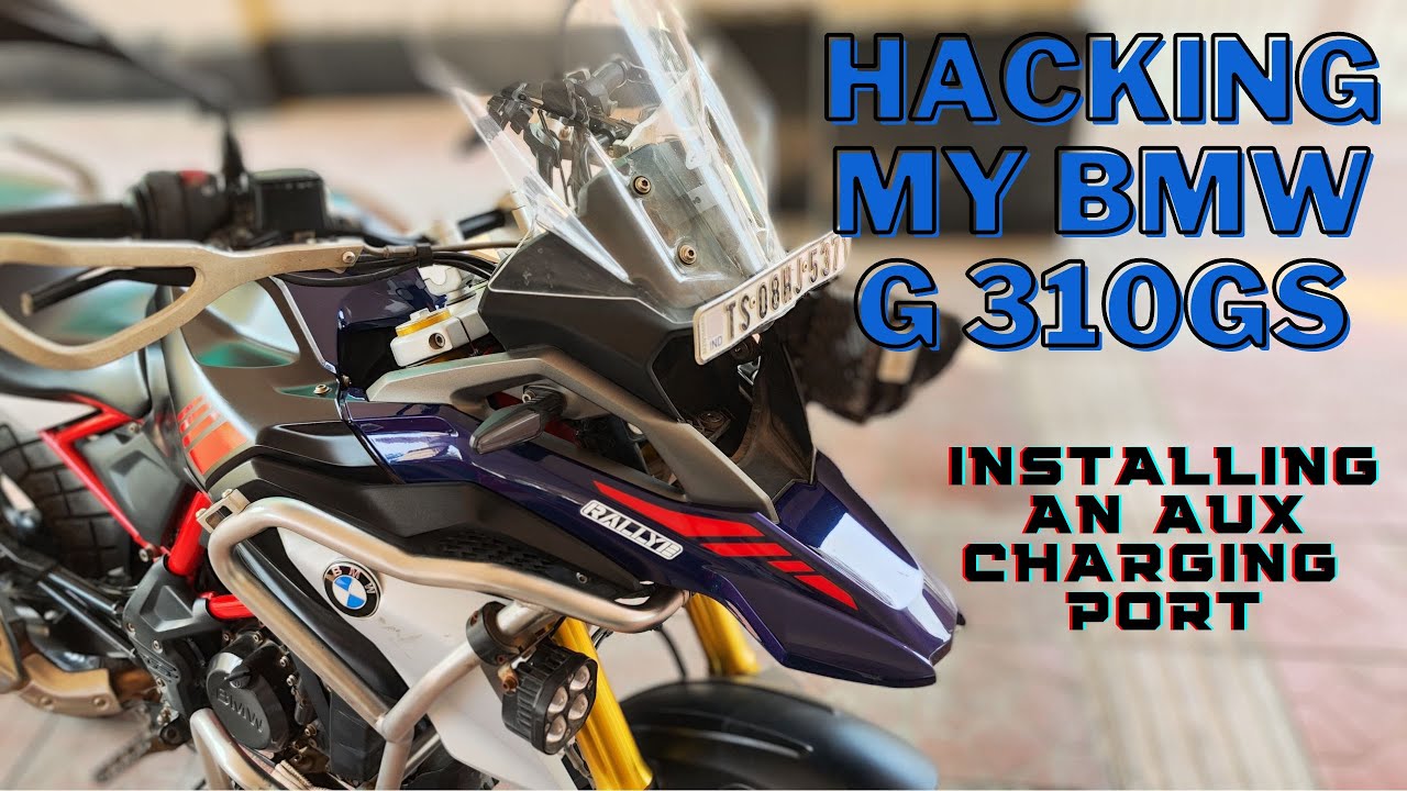 BMW G 310 GS | INSTALLING A CHARGING PORT
