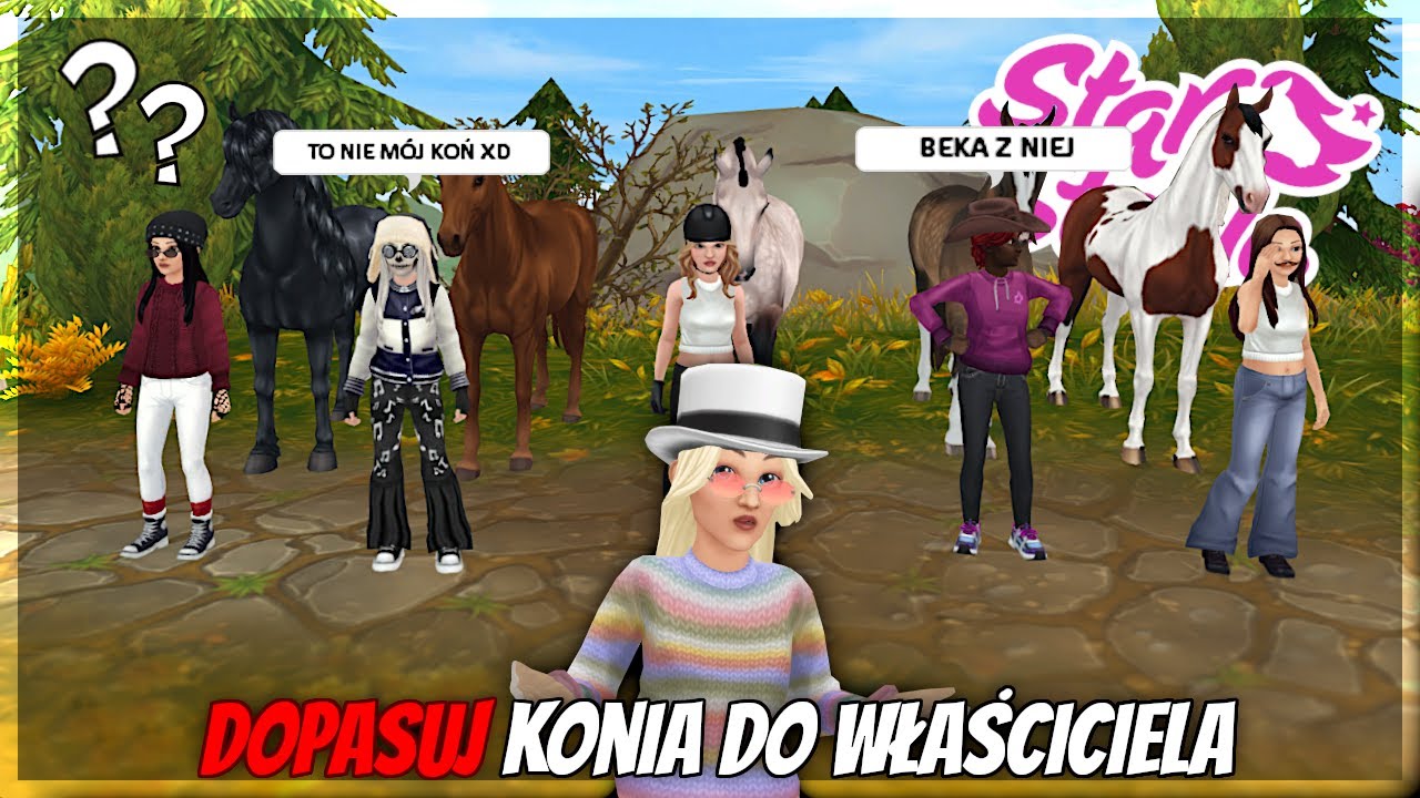 DOPASUJ KONIA DO WŁAŚCICIELA W STAR STABLE ONLINE