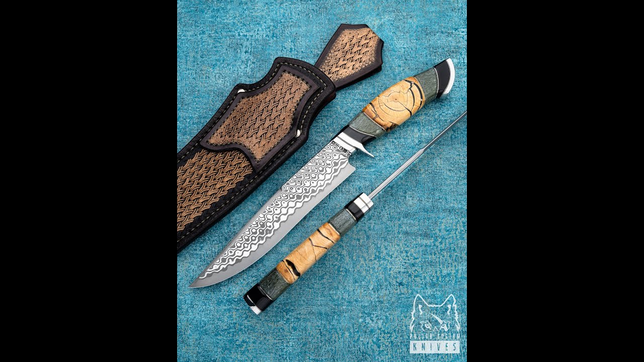 KNIFE LEGENDS JORMUNGAND 1 DAMACORE MOOSE CUSTOM KNIVES