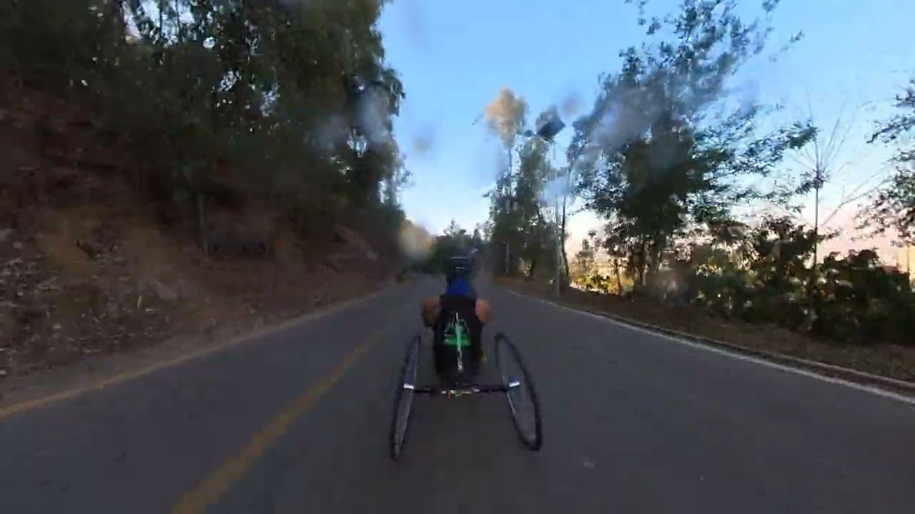 Cleta de mano #handbike  cerro Parquemet #000568