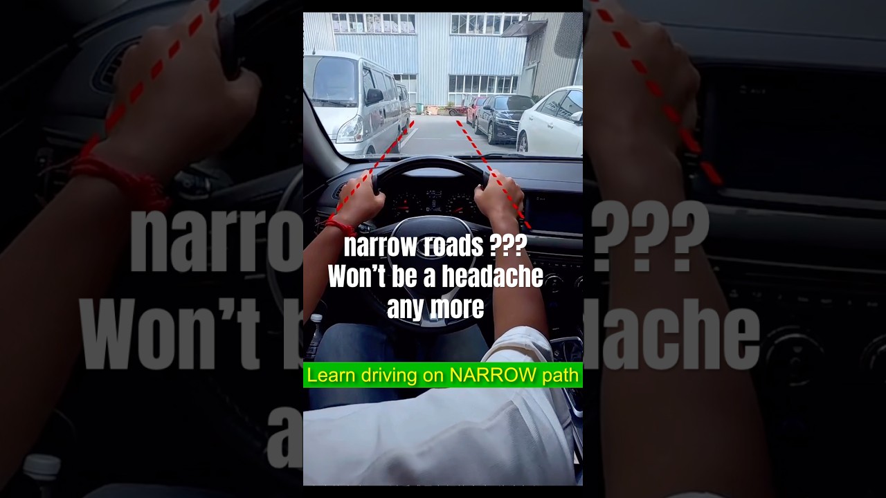 tips driving on narrow road #tips #automobile #car #crash #worldhighways