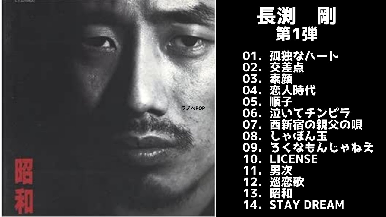【歌詞付】長渕剛メドレーMIX　第1弾★TSUYOSHI NAGABUCHI 名曲★BEST【DJ MIX】