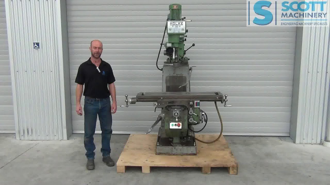 USED TURRET MILL HOLKE F10V