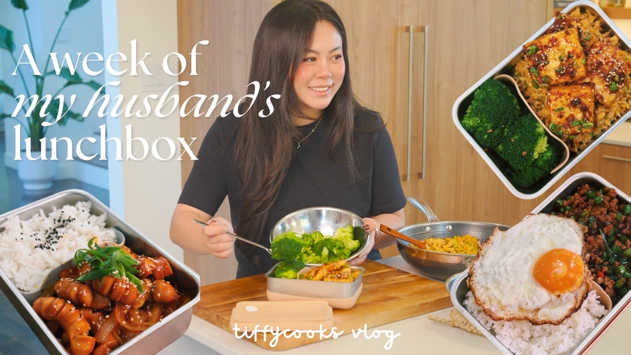 a week of husband's lunchbox ft. easy recipes under 30 minutes 🍱 ep.8