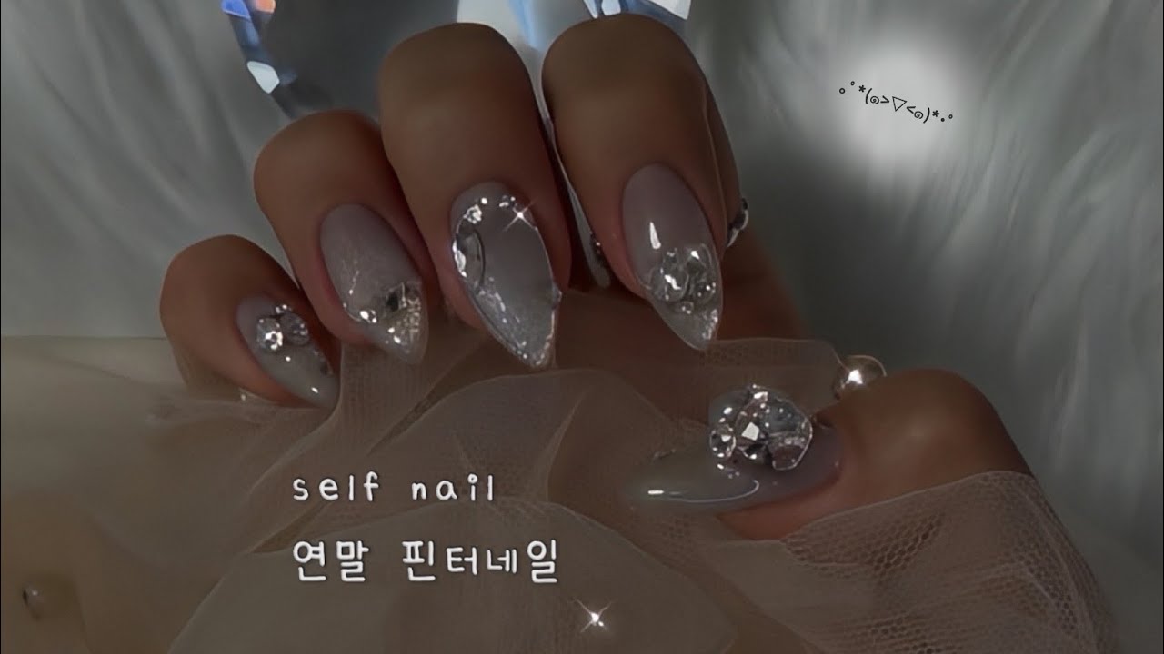 𝐒𝐞𝐥𝐟 𝐧𝐚𝐢𝐥 | 연말 핀터레스트 네일 따라하기 ✨🫧 | 스와네일 | 자석네일 | 초보네일